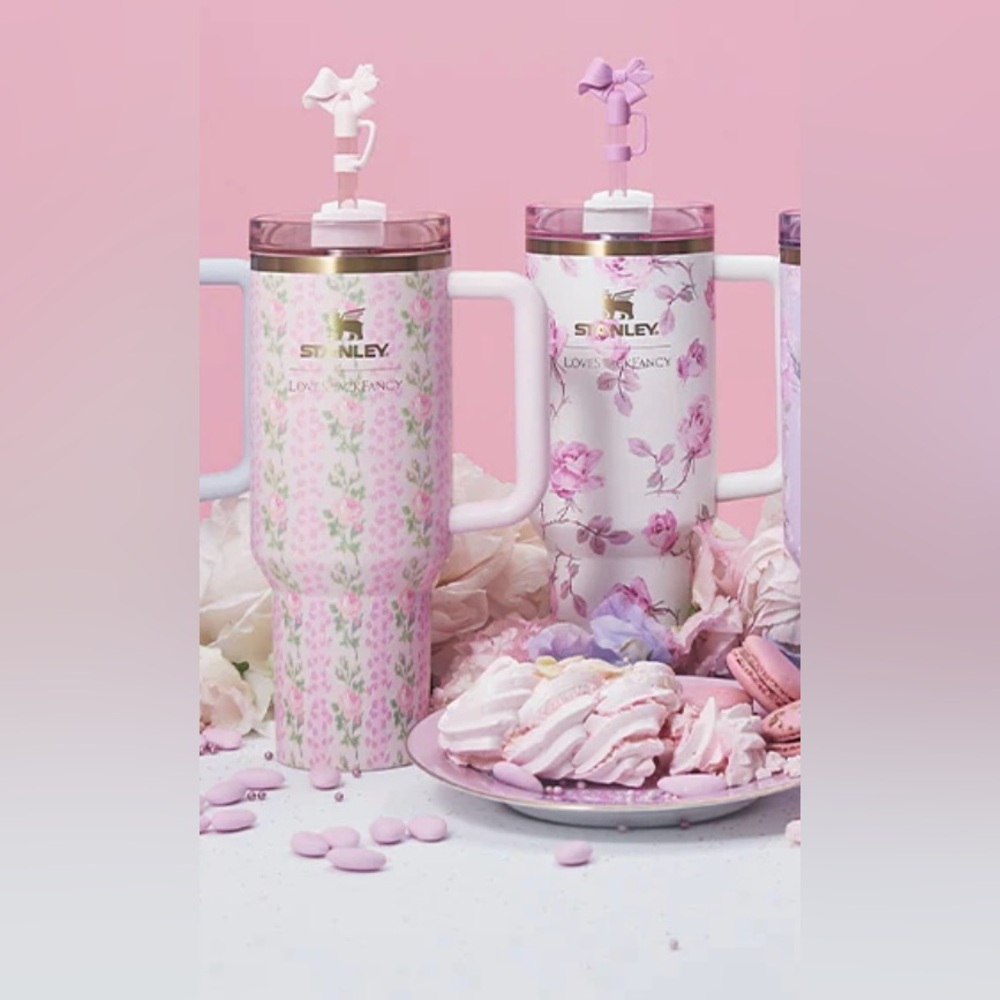 Set of 2 Stanley X LoveShackFancy Quencher | 40 Oz - NIB - READY TO SHIP